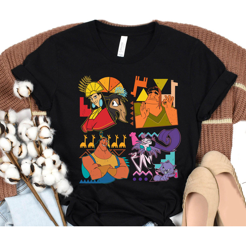 The Emperor's New Groove Kuzco Yzma Pacha Kronk Shirt   Retro 90S Disney T-shirt  Walt Disney World Shirt  Disneyland Trip Outfits - 1.jpg