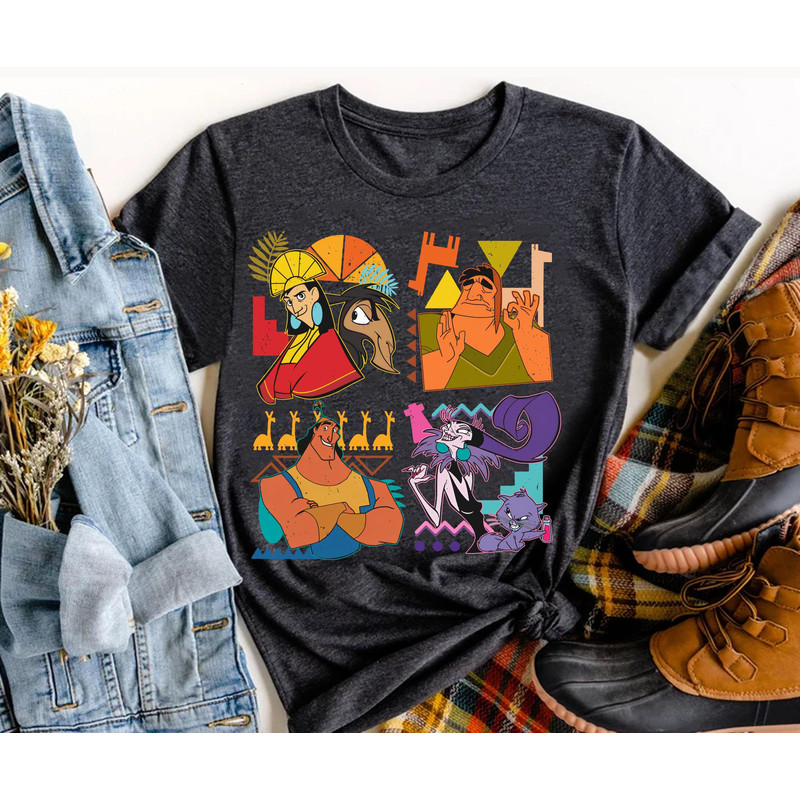 The Emperor's New Groove Kuzco Yzma Pacha Kronk Shirt   Retro 90S Disney T-shirt  Walt Disney World Shirt  Disneyland Trip Outfits - 2.jpg
