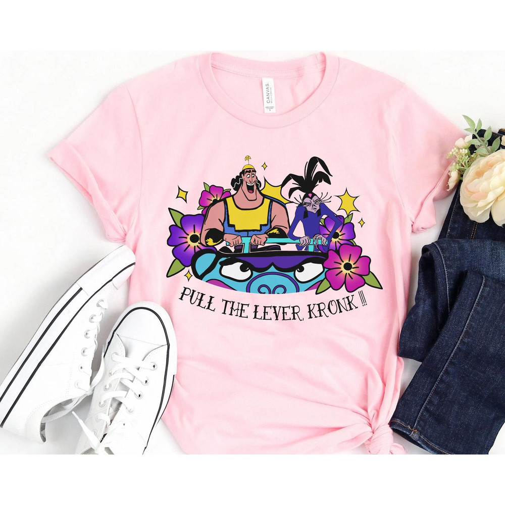 The Emperor's New Groove Tattoo Art Yzma Pull The Lever Kronk Shirt Retro Disney T-shirt Walt Disney World Disneyland Trip Outfits - 4.jpg