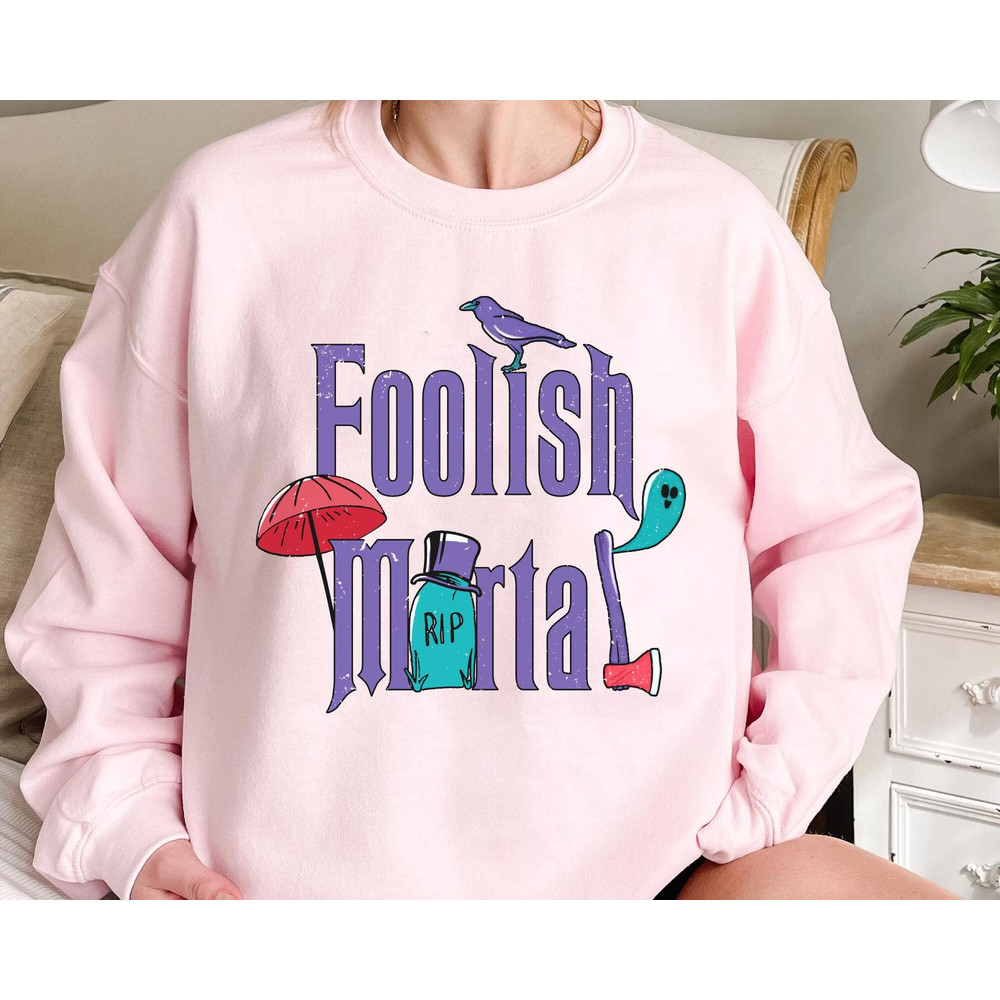 The Haunted Mansion Foolish Mortal Shirt Magic Kingdom Halloween Party Walt Disney World T-shirt Disneyland Holiday Trip Outfits - 3.jpg