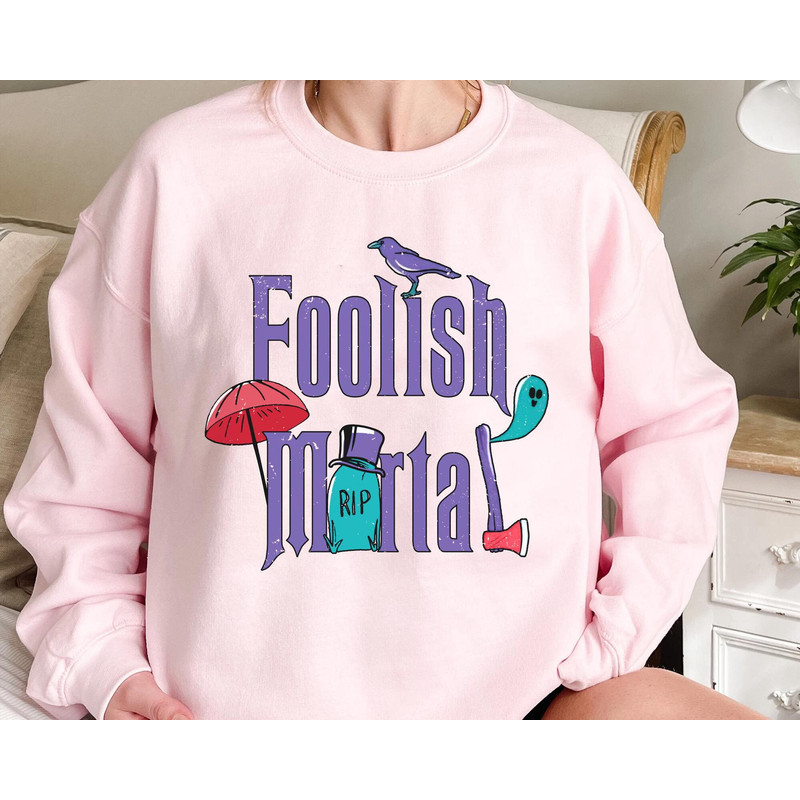 The Haunted Mansion Foolish Mortal Shirt Magic Kingdom Halloween Party Walt Disney World T-shirt Disneyland Holiday Trip Outfits - 3.jpg