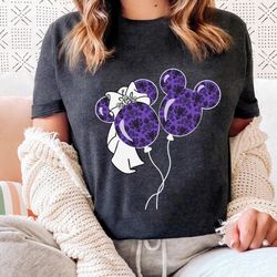 the haunted mansion mickey minnie balloon shirt
