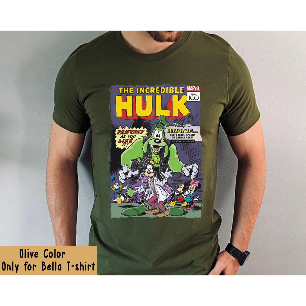 The Incredible Hulk Comic Mickey And Friends Disney 100 Years Of Wonder Shirt  Disneyland Trip 100th Anniversary Outfits  Disney Birthday - 2.jpg