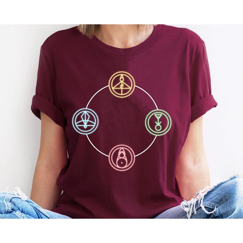 The Owl House Glyphs Shirt Luz's Spell Glyphs Light Ice Plant Fire T-shirt Magic Kingdom Disney Birthday Gift Disneyland Trip 2023 - 3.jpg