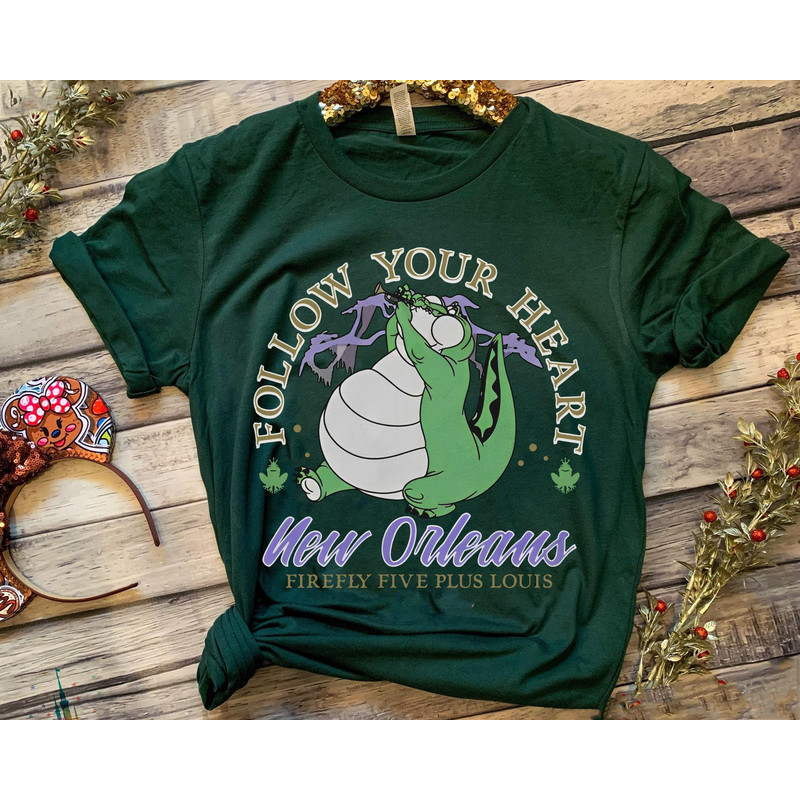 The Princess And The Frog Firefly Five Shirt Louis Trumpet Alligator T-shirt Walt Disney World Tee Disneyland Family Vacation Trip - 3.jpg