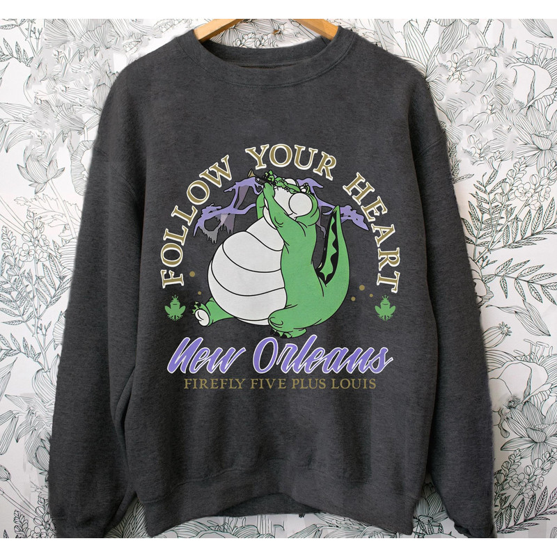 The Princess And The Frog Firefly Five Shirt Louis Trumpet Alligator T-shirt Walt Disney World Tee Disneyland Family Vacation Trip - 4.jpg