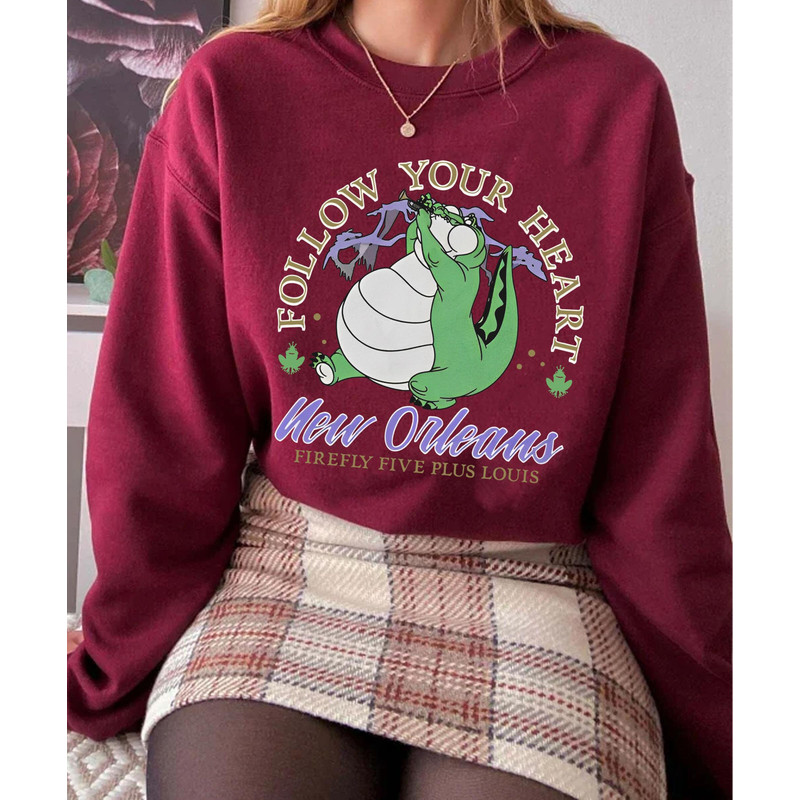 The Princess And The Frog Firefly Five Shirt Louis Trumpet Alligator T-shirt Walt Disney World Tee Disneyland Family Vacation Trip - 5.jpg