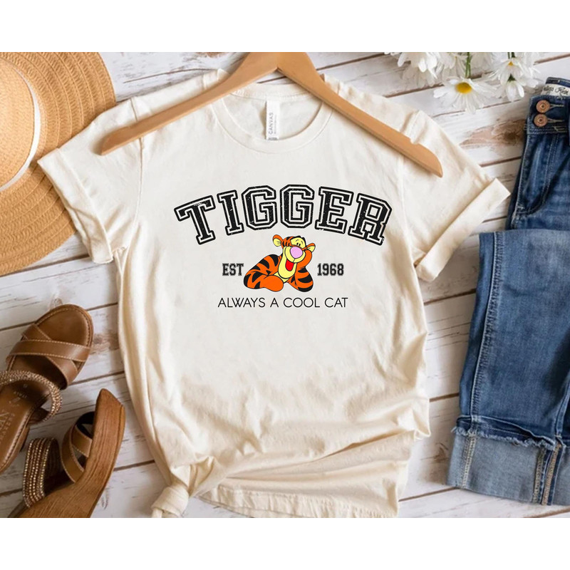 Tigger Est 1968 Cool Cat Shirt Winnie The Pooh Walt Disney World T-shirt Magic Kingdom Tee Disneyland Family Vacation Trip Holiday Gift - 4.jpg