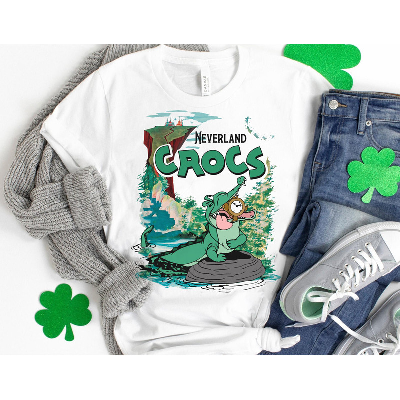 Tick-Tock the Crocodile Neverland Shirt Peter Pan T-shirt Walt Disney World Tee Disneyland Family Vacation Trip Magic Kingdom - 4.jpg
