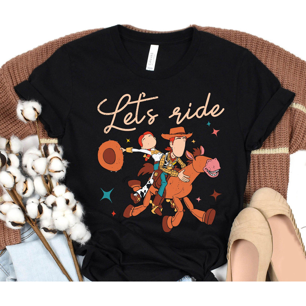 Toy Story Let's Ride Jessie Woody Bullseye Shirt Funny Disney T-shirt Magic Kingdom Park Walt Disney World Disneyland Trip Outfits - 2.jpg