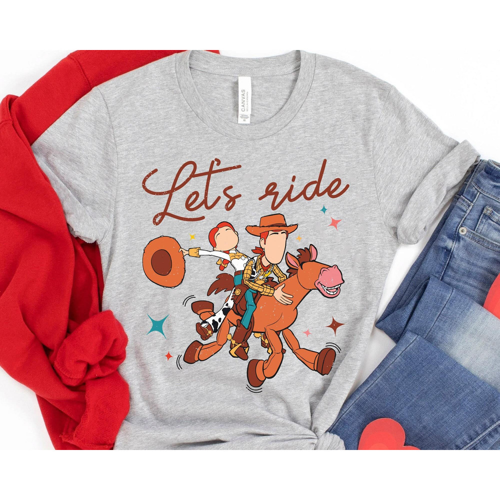 Toy Story Let's Ride Jessie Woody Bullseye Shirt Funny Disney T-shirt Magic Kingdom Park Walt Disney World Disneyland Trip Outfits - 3.jpg