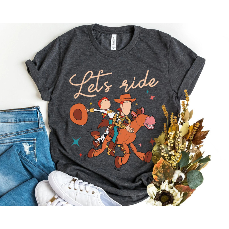 Toy Story Let's Ride Jessie Woody Bullseye Shirt Funny Disney T-shirt Magic Kingdom Park Walt Disney World Disneyland Trip Outfits - 4.jpg