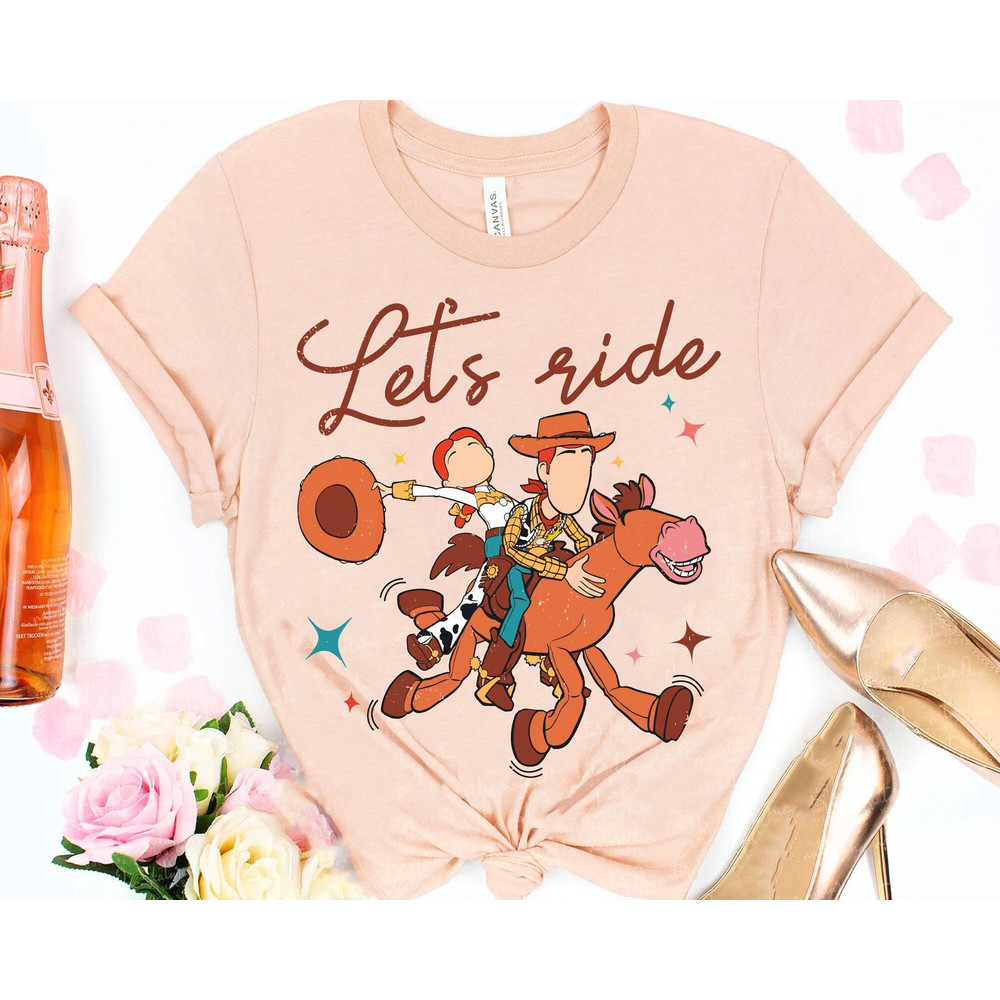 Toy Story Let's Ride Jessie Woody Bullseye Shirt Funny Disney T-shirt Magic Kingdom Park Walt Disney World Disneyland Trip Outfits - 5.jpg