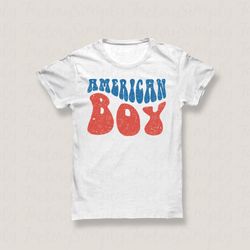 retro american boy tee, groovy american tee, 4th of july tee, retro tee, vintage groovy tee