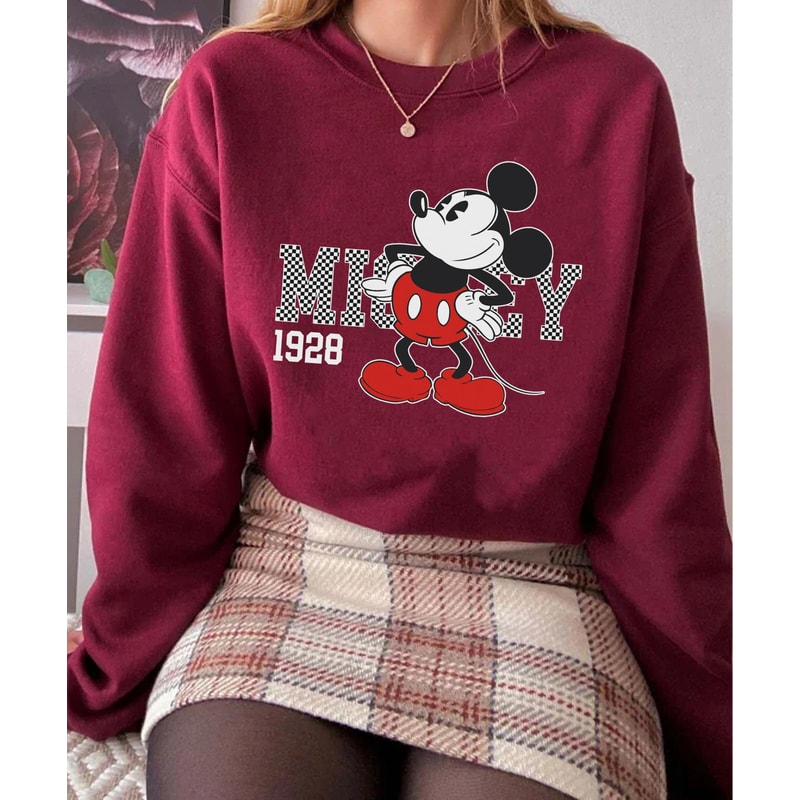 Vintage Mickey Mouse 1928 Shirt Disney Mickey T-shirt Disney Birthday Walt Disney World Magic Kingdom Disneyland Trip Outfits - 2.jpg