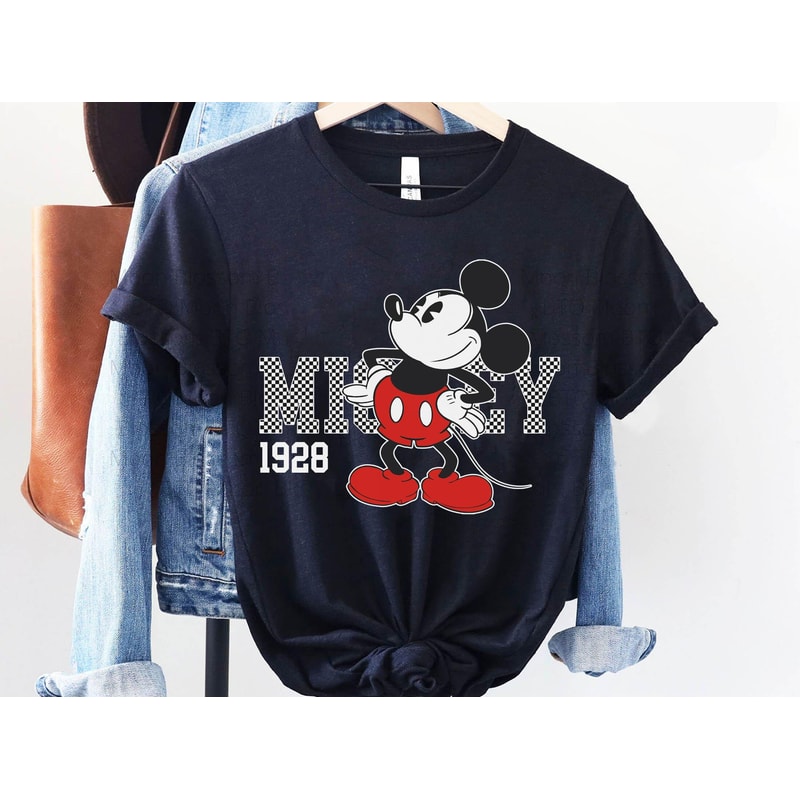 Vintage Mickey Mouse 1928 Shirt Disney Mickey T-shirt Disney Birthday Walt Disney World Magic Kingdom Disneyland Trip Outfits - 4.jpg