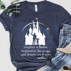 walt and mickey partner disney castle shirt / l