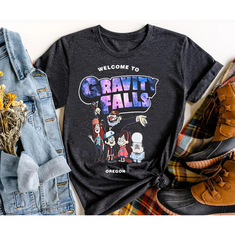 Welcome To Gravity Falls Oregon Shirt  Walt Disney World T-shirt  Disneyland Family Vacation Trip Outfit  Magic Kingdom Tee - 1.jpg