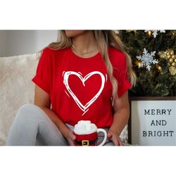 valentine's day t shirt, love heart shirt, cute valentine shirt, cute love shirt, matching couple gift for valentine shi