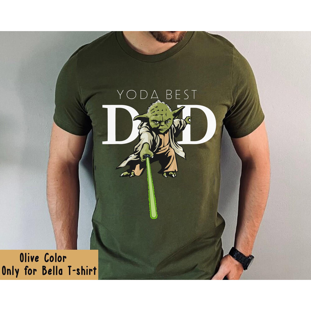 Yoda Best Dad Shirt  Star Wars Yoda Master Lightsaber T-shirt  Star Wars Dad Tee  Father's Day Gift  Dad Shirt  Dad Birthday Gift - 2.jpg