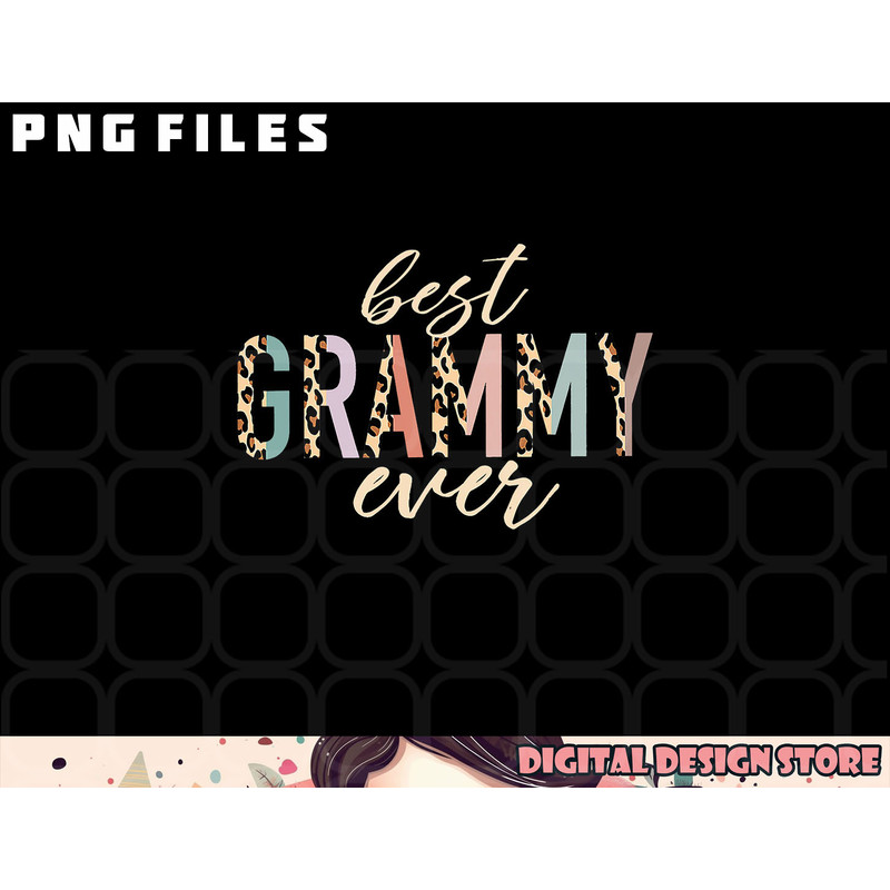 Best Grammy Ever Gifts Leopard Print Mothers Day png, digital download copy.jpg