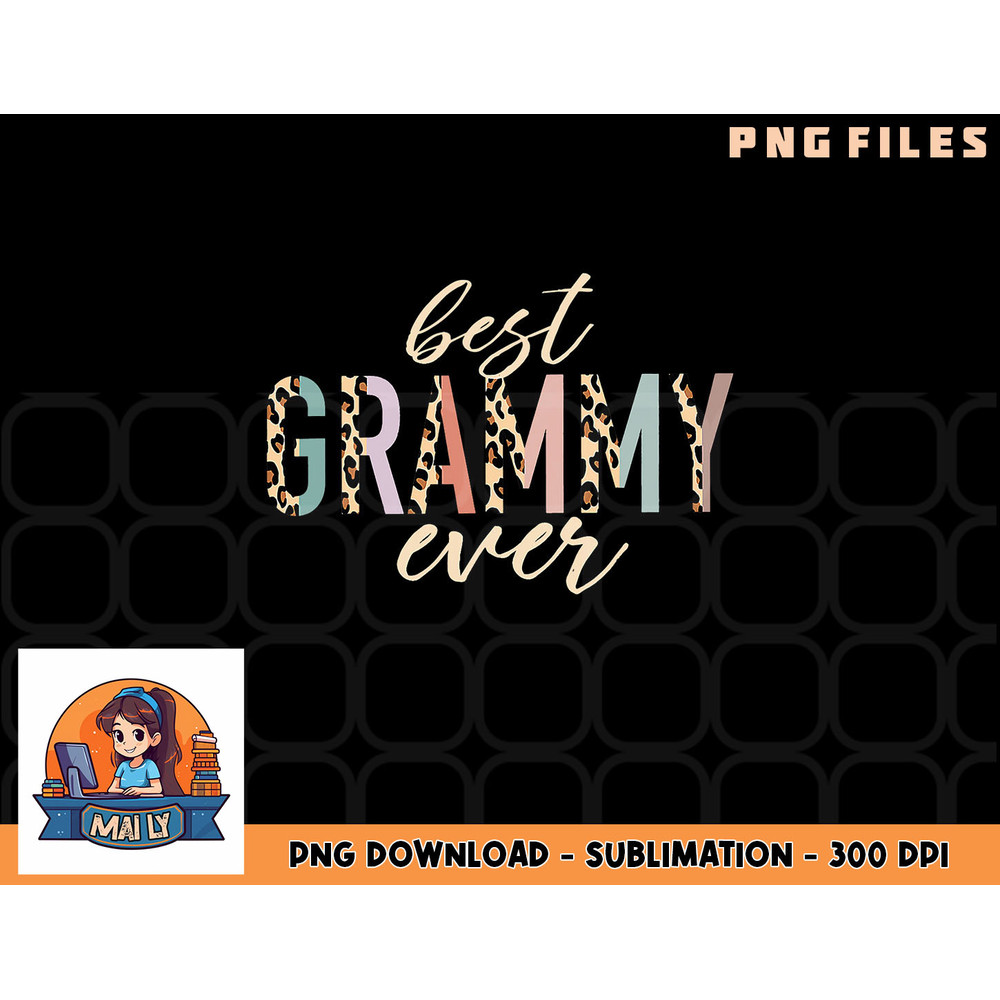 Best Grammy Ever Gifts Leopard Print Mothers Day png, digital download copy.jpg