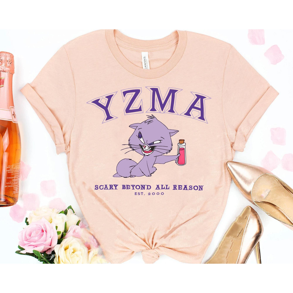 Yzma Cat Scary Beyond All Reason Shirt The Emperor's New Groove Disney Villains Tee Disney World T-shirt Disneyland Family Trip - 2.jpg