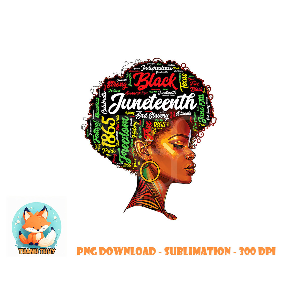 Black History Afro Queen Melanin Word Art Womens Juneteenth png, digital download copy.jpg
