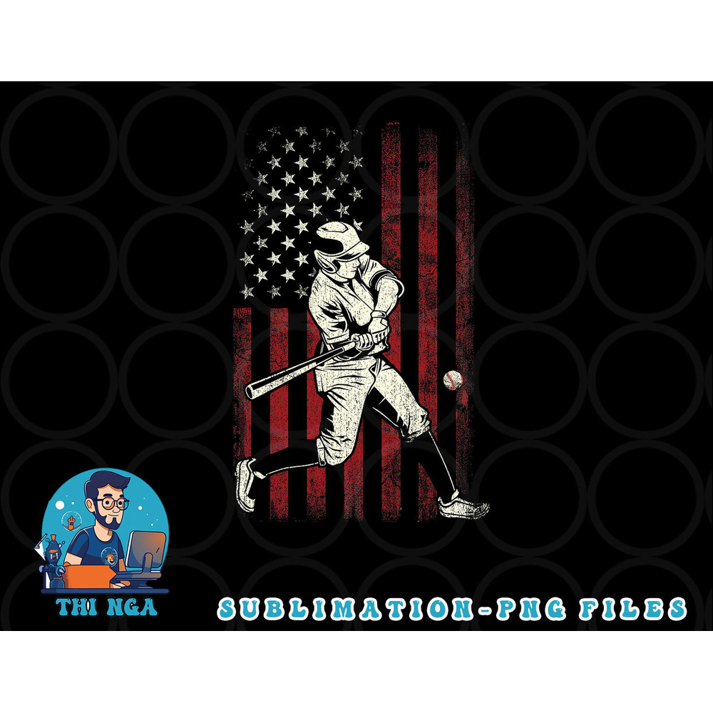 American Flag Baseball Team Gift for Men Boys png, digital download copy.jpg