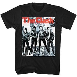 rebel anthems wear the spirit of the clash, the clash shirt, the clash t shirt, rock band, 80s music, rock music