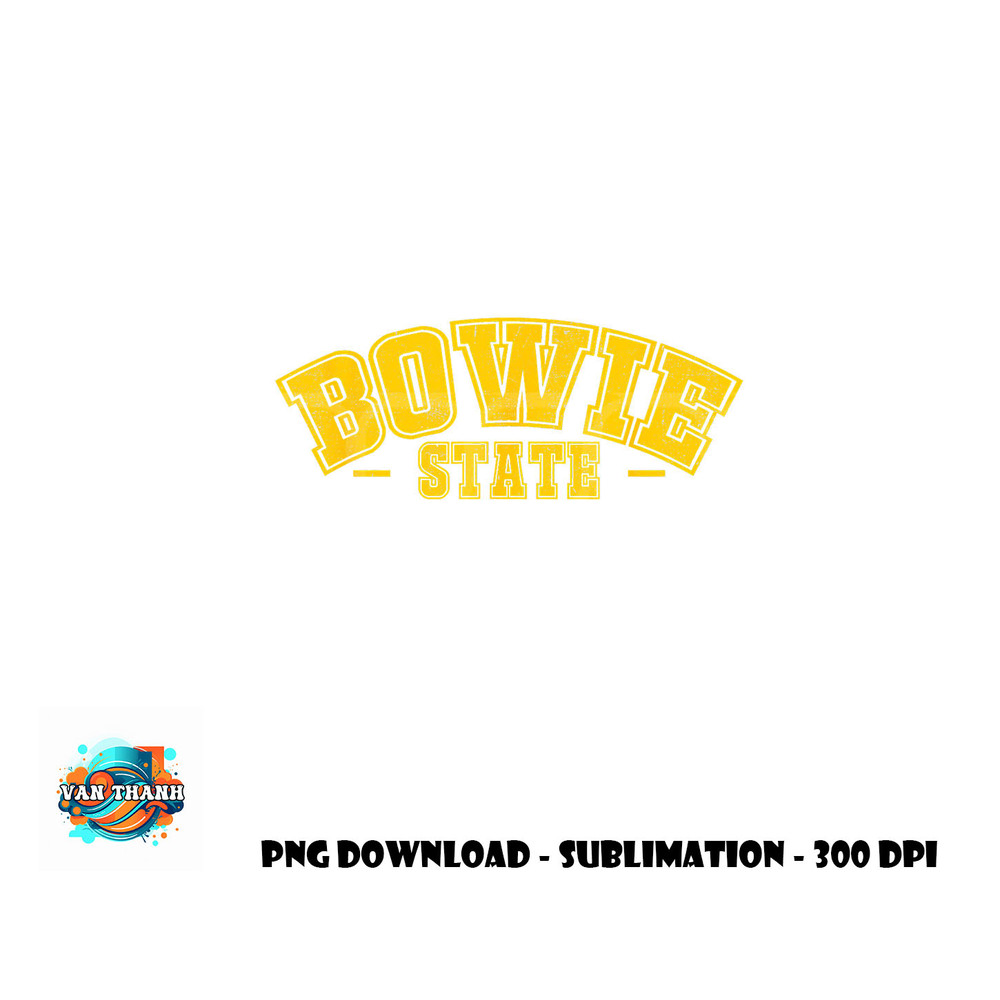 Bowie State University Vintage Apparel Gift Men Women png, digital download copy.jpg