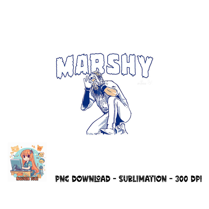 Brandon Marsh - Marshy - Philadelphia Baseball png, digital download copy.jpg