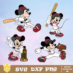 Arizona Diamondbacks Disney Mickey Mouse Team SVG, MLB SVG, Disney SVG, Cut File, Cricut, Clipart, Silhouette, Printable
