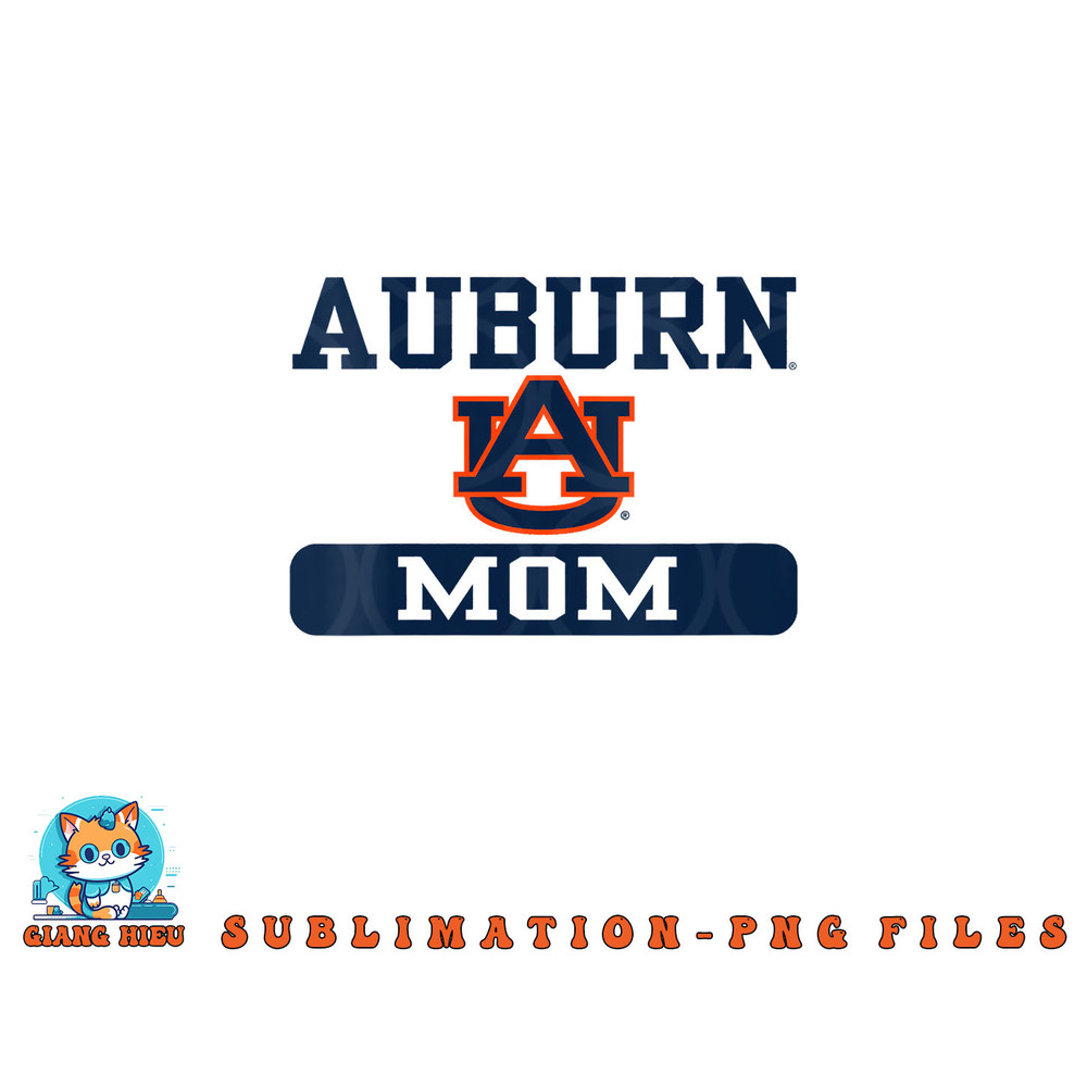 Auburn Tigers Mom Logo Officially Licensed V-Neck png, digital download copy.jpg