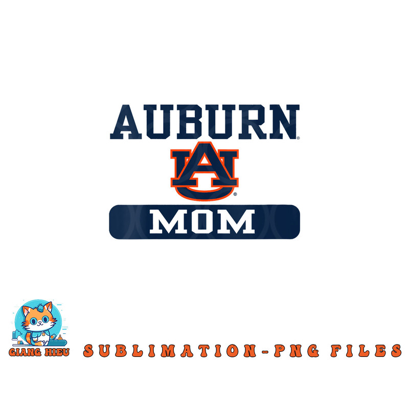 Auburn Tigers Mom Logo Officially Licensed V-Neck png, digital download copy.jpg