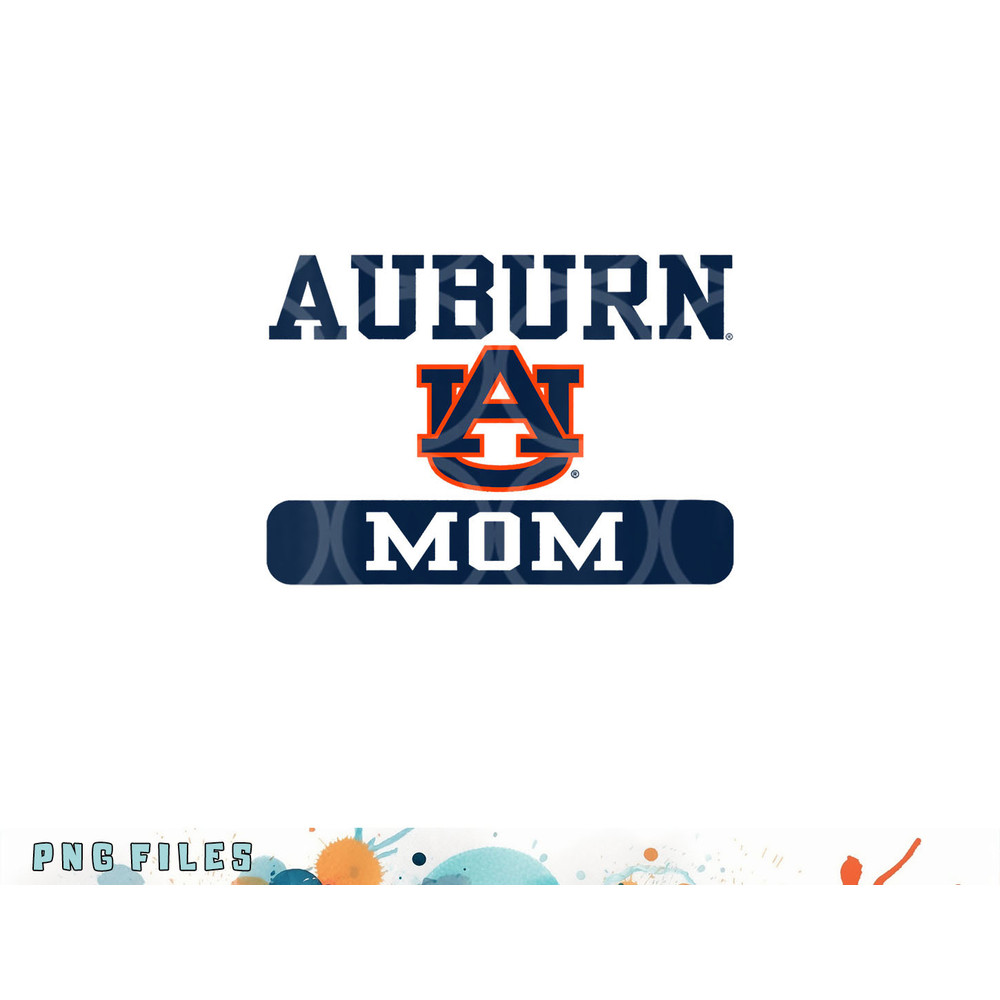 Auburn Tigers Mom Logo Officially Licensed V-Neck png, digital download copy.jpg