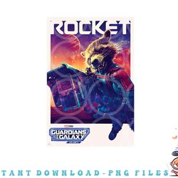 marvel guardians of the galaxy volume 3 rocket poster png, digital download copy