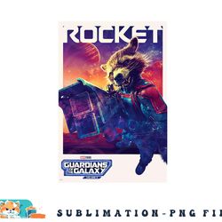 marvel guardians of the galaxy volume 3 rocket poster png, digital download copy