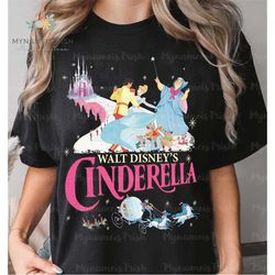 disney cinderella princess t-shirt, vintage cinderella shirt, gus gus shirt, magic disney princess shirt, disney shirt,