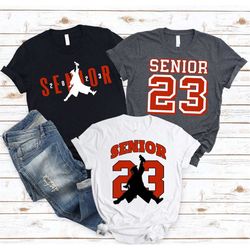 senior 2023 shirt, air senior, graduation t-shirt, basketball senior, basketball lover, sports gift, college grad gift,