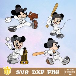 Chicago White Sox Disney Mickey Mouse Team SVG, MLB SVG, Disney SVG, Cut Files, Cricut, Clipart, Silhouette, Printable
