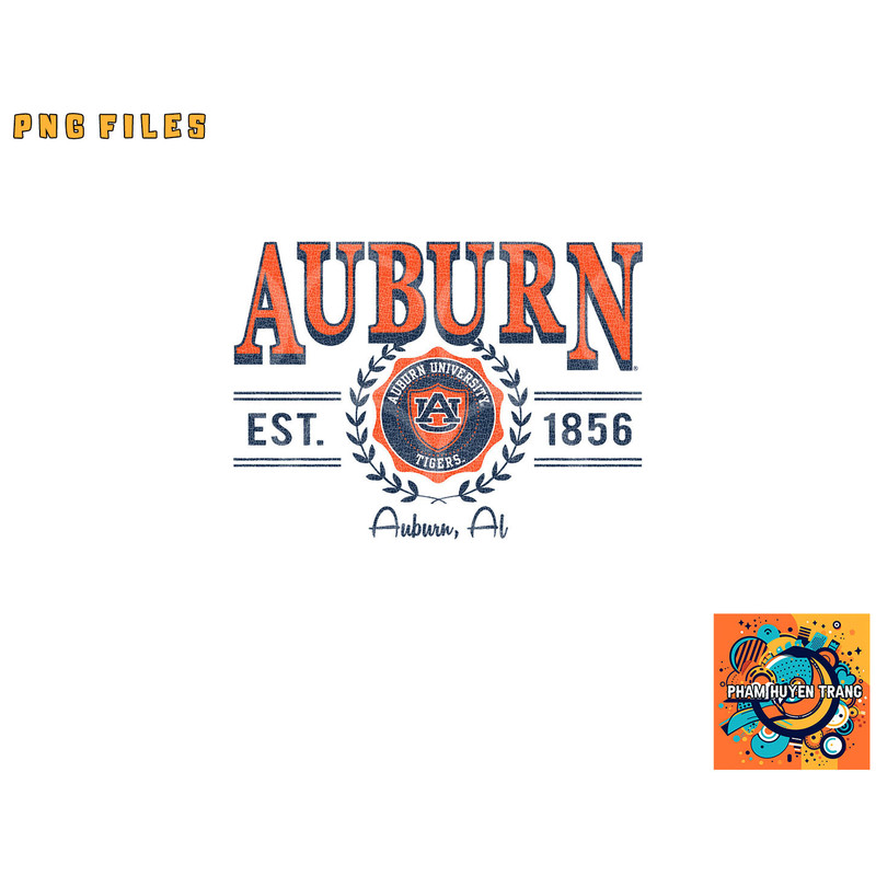 Auburn Tigers Seal Vintage Gray Officially Licensed Sweatshirt copy.jpg
