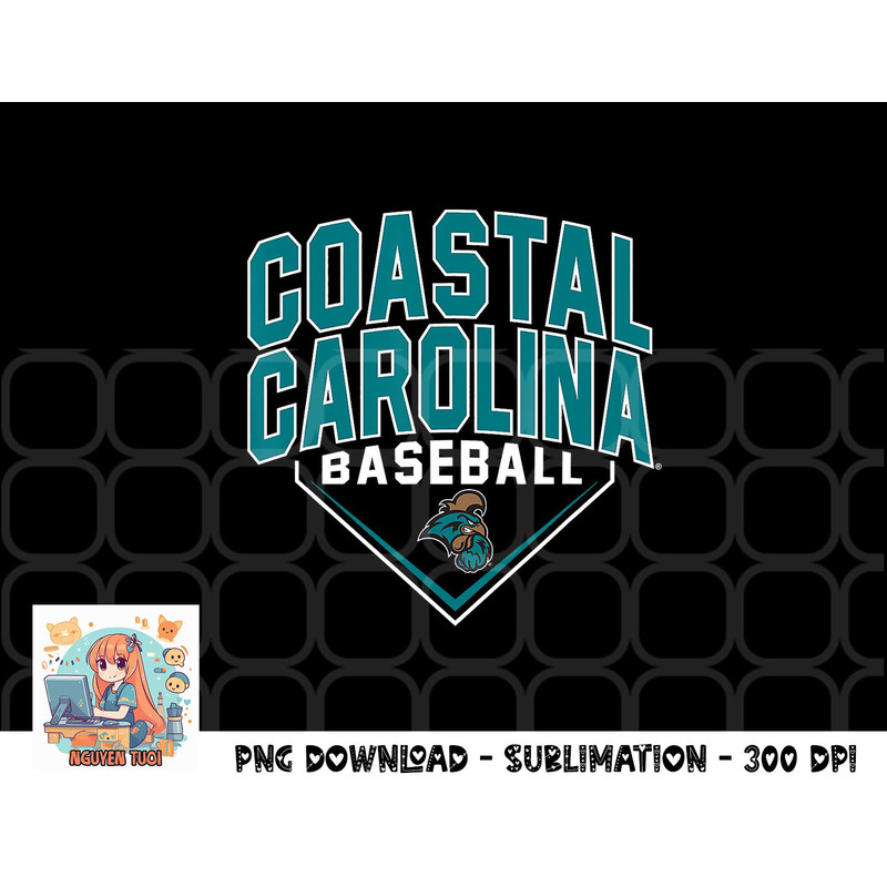 Coastal Carolina Chanticleers Baseball Bullpen png, digital download copy.jpg