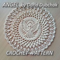 Angel doily crochet pattern