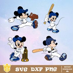 Kansas City Royals Disney Mickey Mouse Team SVG, MLB SVG, Disney SVG, Cut Files, Cricut, Clipart, Silhouette, Printable