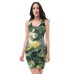 all over printed women cut and hand sewn made especially bodycon dress fitted dresses sleeveless sexy party wear