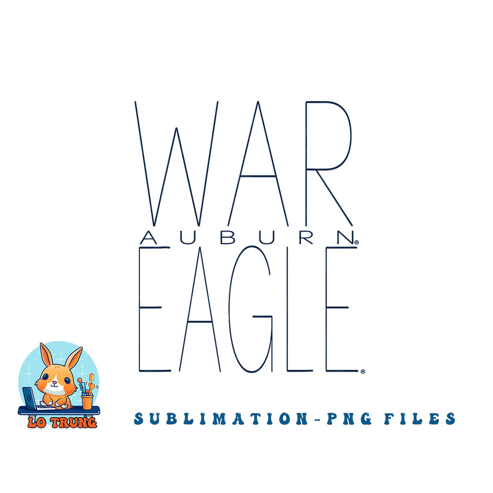 Auburn Tigers War Eagle Logo Officially Licensed png, digital download copy.jpg