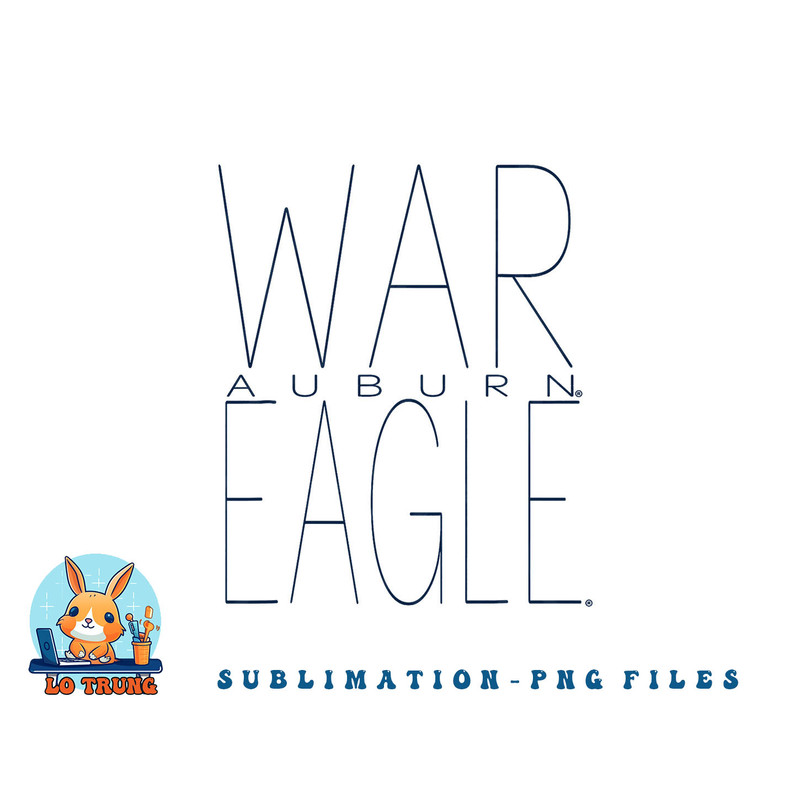 Auburn Tigers War Eagle Logo Officially Licensed png, digital download copy.jpg