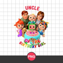 Auntie Of The Birthday Girl Png, Cocomelon Birthday Png, Cocomelon Family Png Digital File