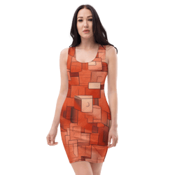 all over printed women cut and hand sewn made especially bodycon dress fitted dresses sleeveless sexy party wear